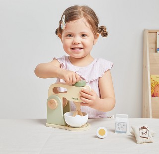 PolarB® Wooden Kitchen Mixer Set